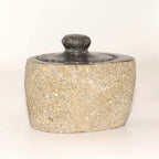 Natural Riverstone Grounding Pot - Small (aprox 9x7cm)