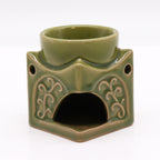Square Buddha Burner - Light Jade