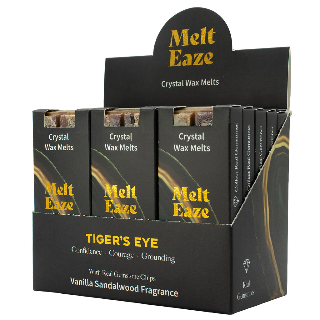 MeltEaze Wax Melts 50g - Tigereye Strength - Vanilla Sandalwood