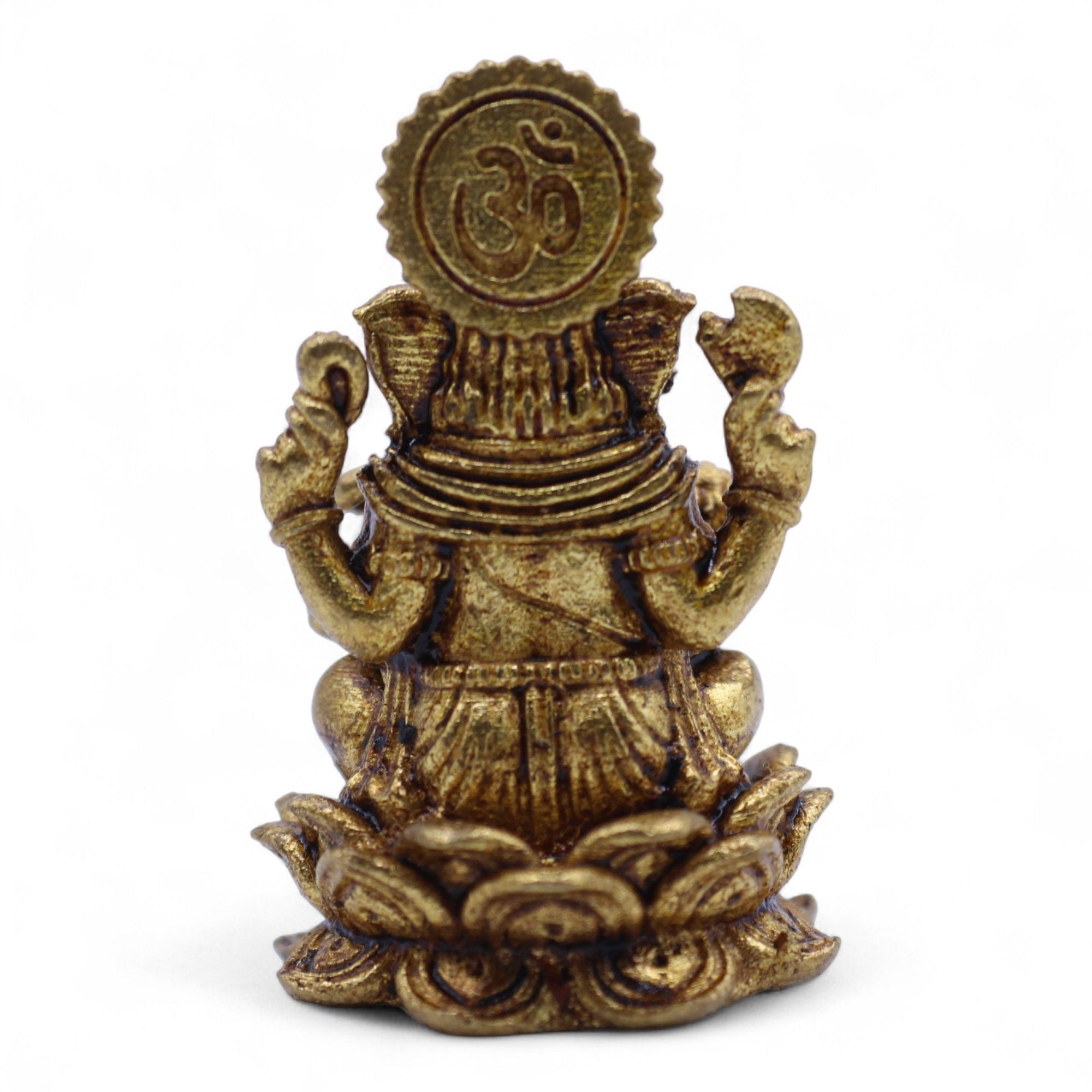 Brass Miniature Gods - Ganesha (12gms)  - 30mm