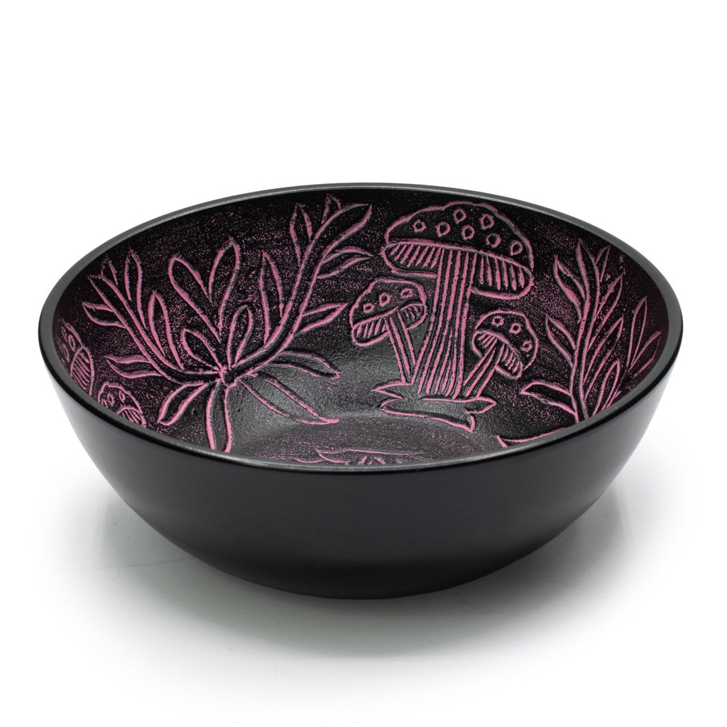Aluminum Singing Bowl - Magic Mushroom - Pink (20cm)