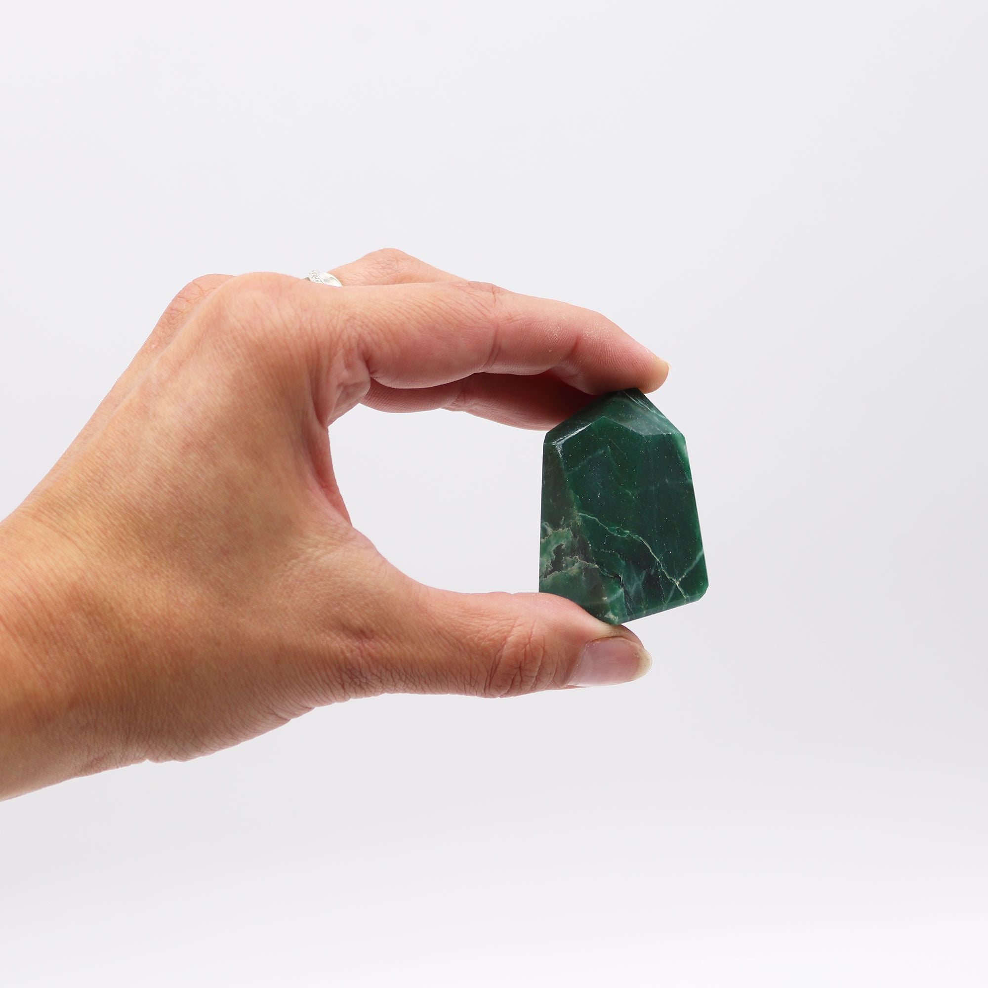Gemstone Points approx 6cm (0.5KG) - Indian Jade (approx 8 pieces)