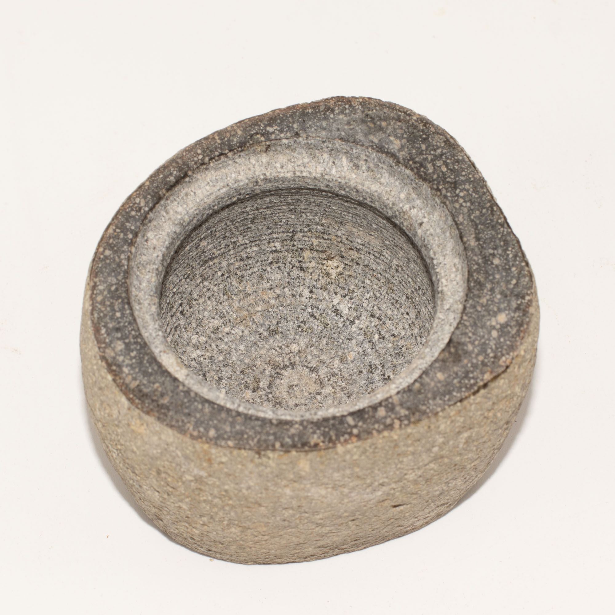 Natural Riverstone Grounding Pot - Small (aprox 9x7cm)