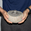 Natural Riverstone Grounding Pot - Large (aprox 15x12cm)