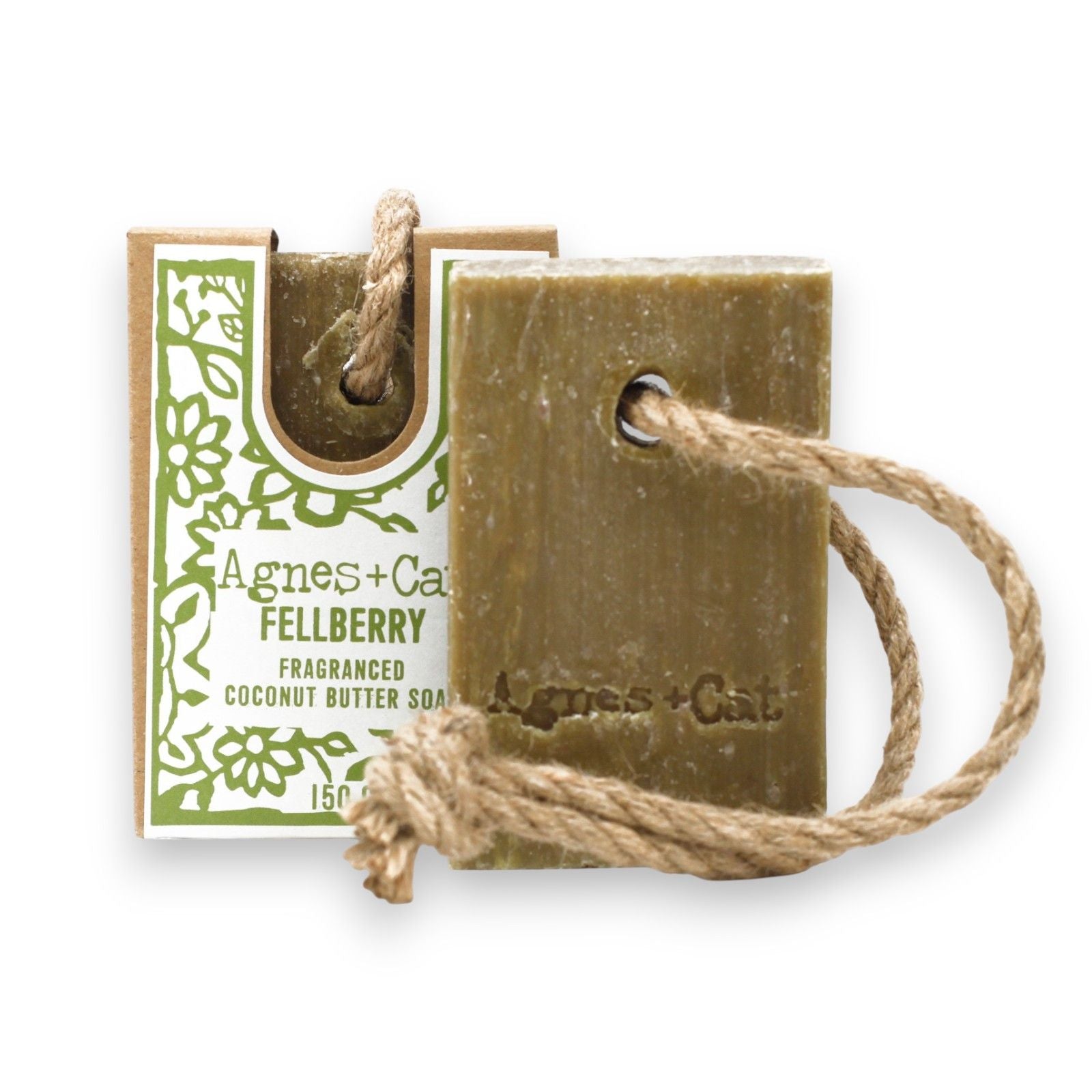 Name Agnes + Cat Soap On A Rope - Fellberry