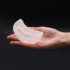 Selenite Moon Bowl - 10cm