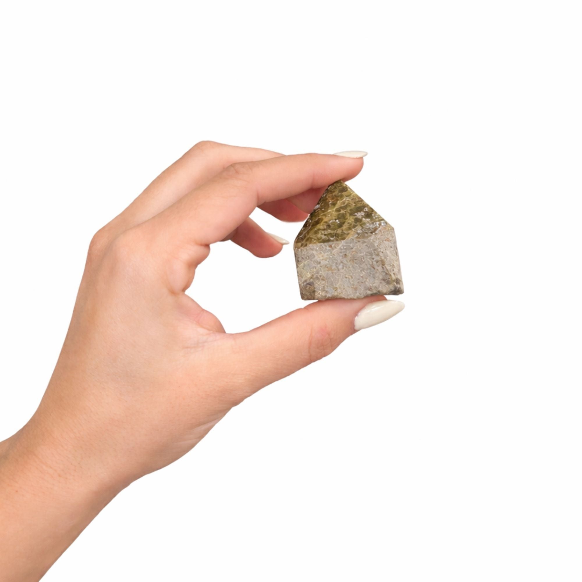 Gemstone Top Polished Points - Epidote A grade (approx 5-6 pieces)