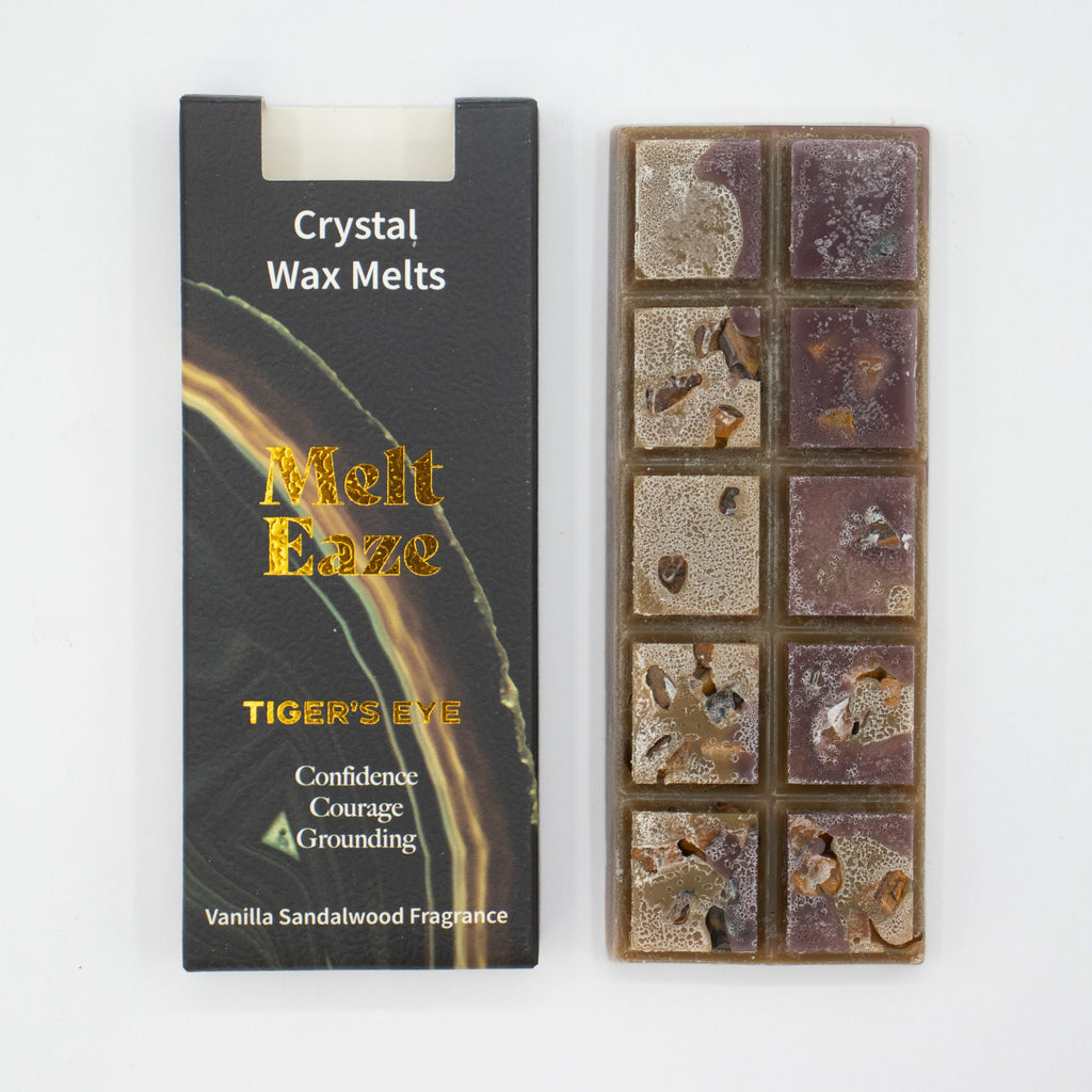 MeltEaze Wax Melts 50g - Tigereye Strength - Vanilla Sandalwood