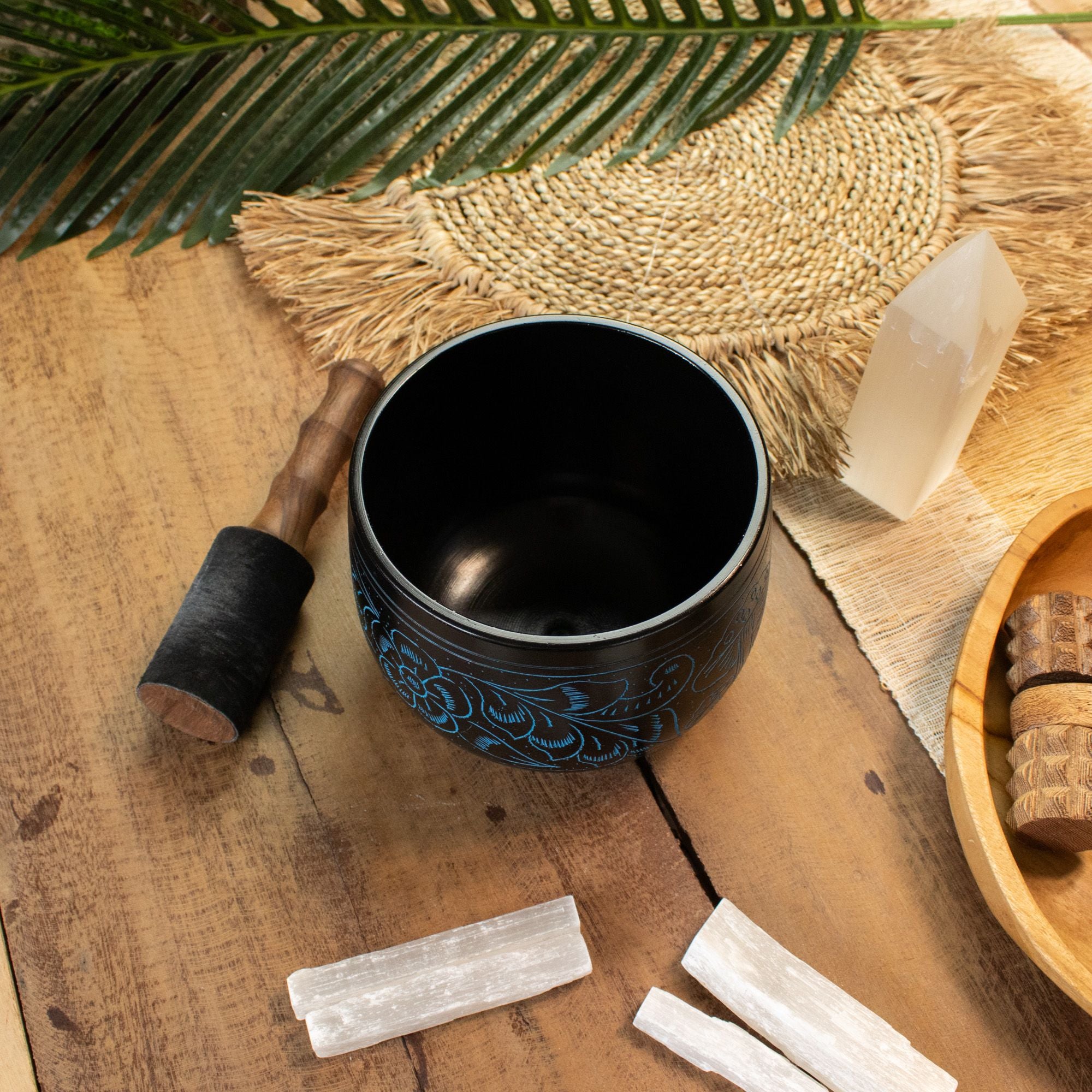 Cauldron Singing Bowl - Magic Mushroom - Blue (15cm)