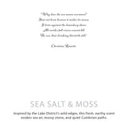 Agnes + Cat Botanical Soy Wax Candle - Seasalt & Moss