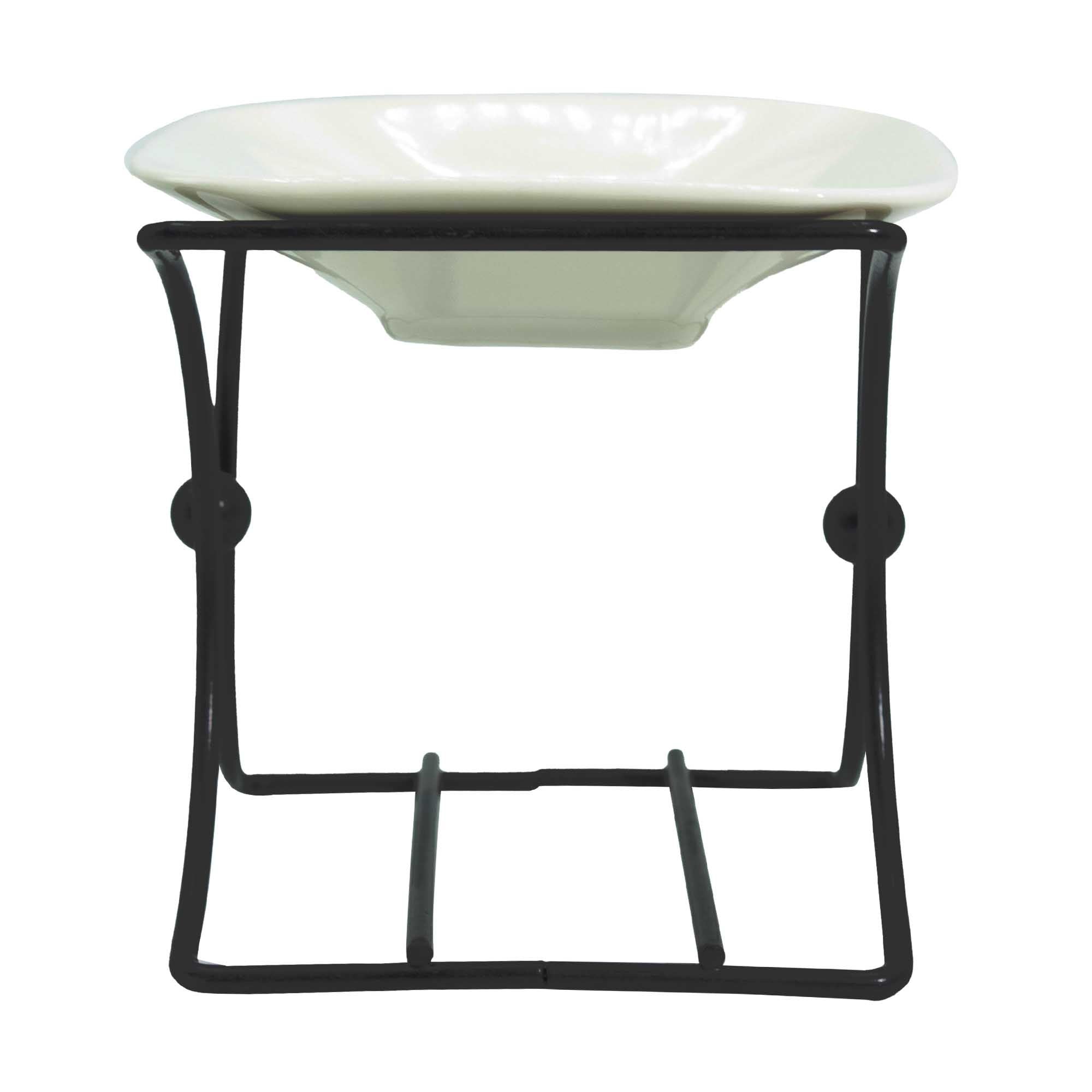 Ceramic & Metal Square Stand