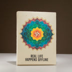 Lokta Inspiration Notebook – Real Life – Large (21x15cm) – 45 Leaves – Includes Bookmark
