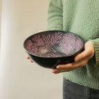 Aluminum Singing Bowl - Magic Mushroom - Pink (20cm)