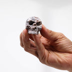 Calcite Geode Carved Skull