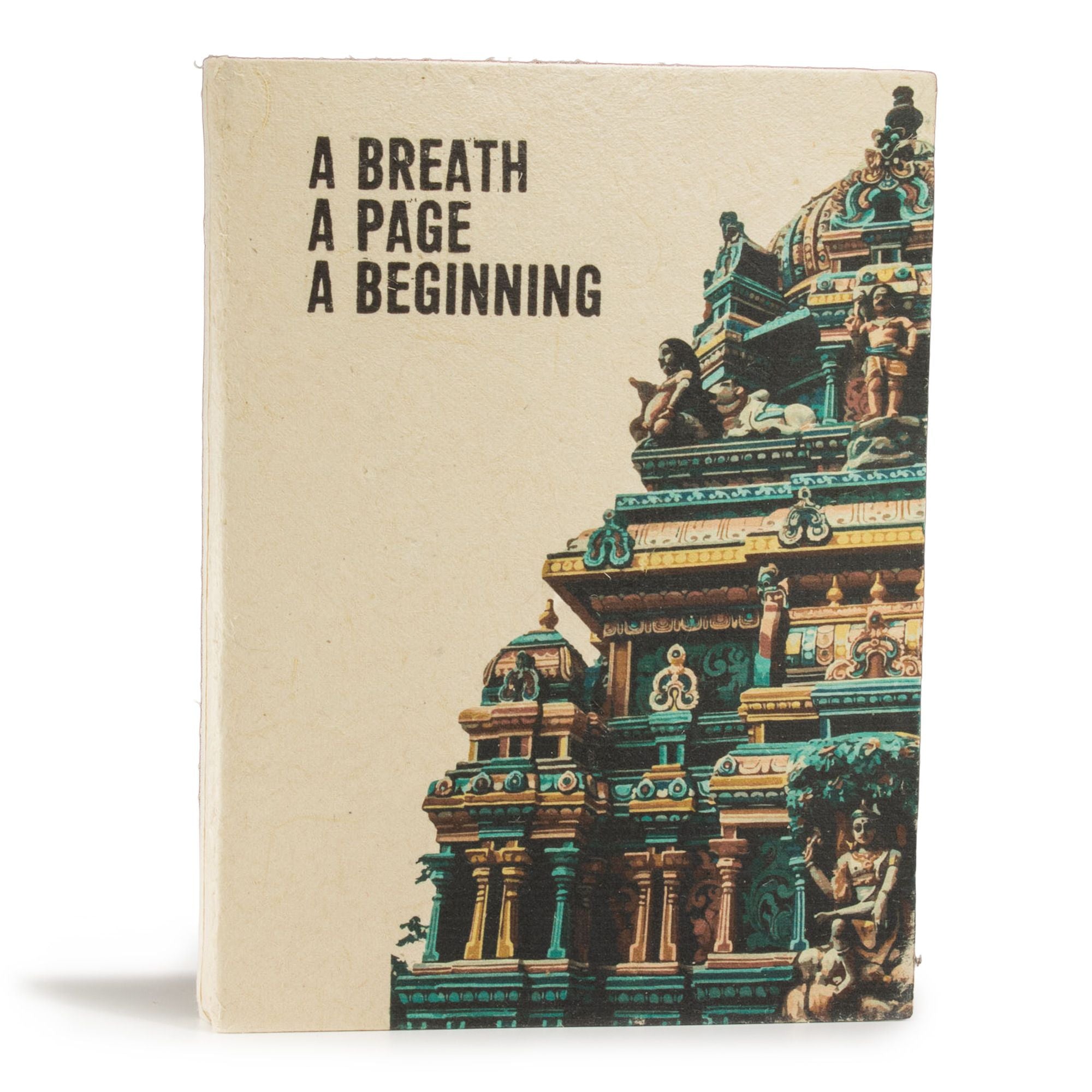Lokta Inspiration Notebook – A Breath – Large (21x15cm) – 45 Leaves – Includes Bookmark