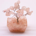 Mini Gemstone Tree On Orgonite Base - Rose Quartz (15 stones)