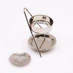 Plated Brass Resin Incense Warmer - Fixed