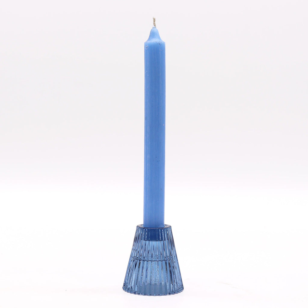 Flip Dinner Candle / Tealight Holder - Royal Blue