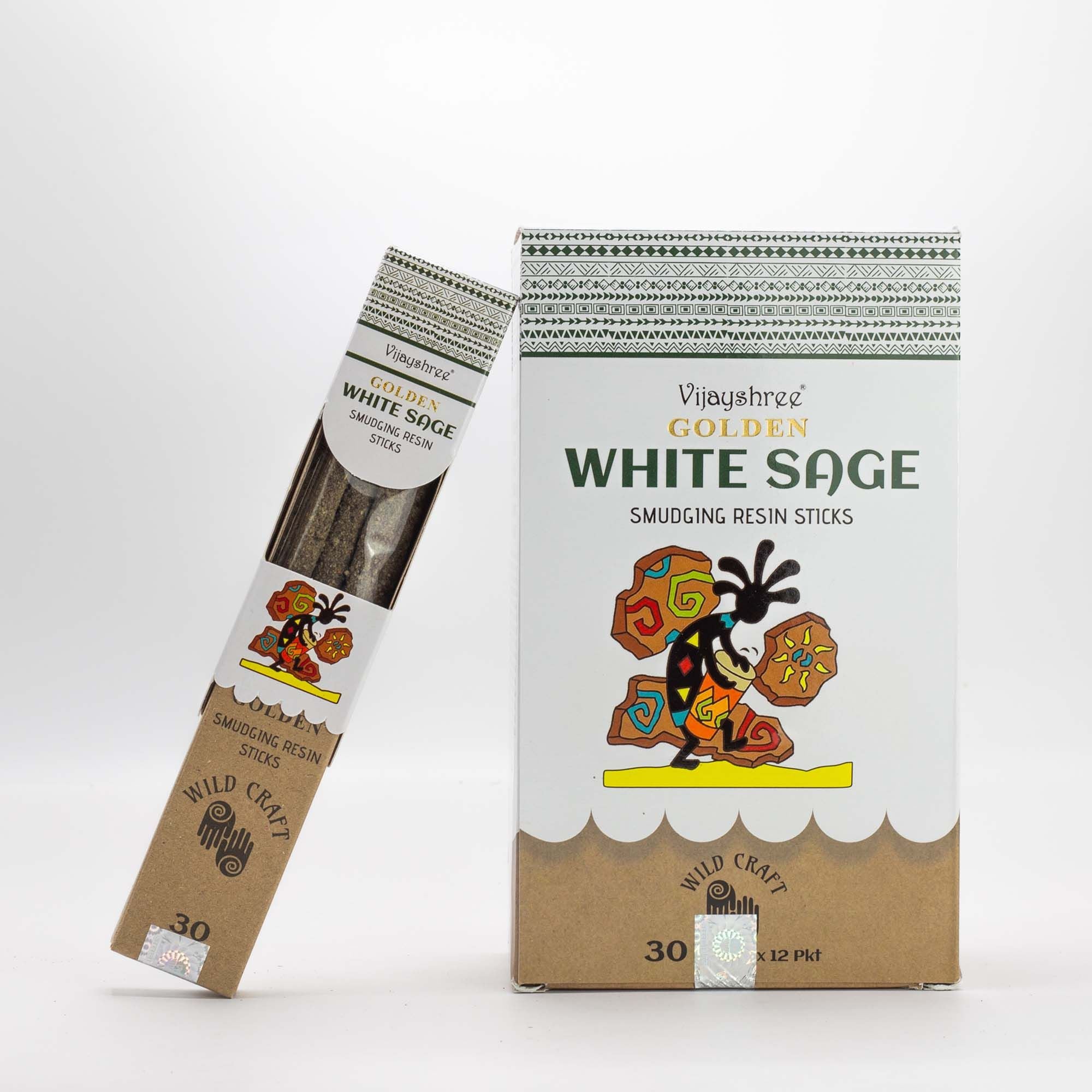 Golden White Sage Smudging Resin Sticks – 30g