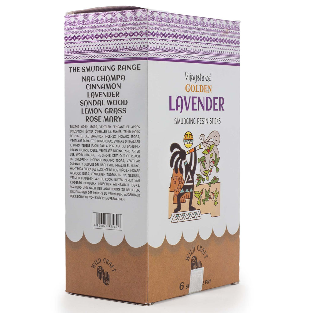 Golden Lavender Smudging Resin Sticks - 30g
