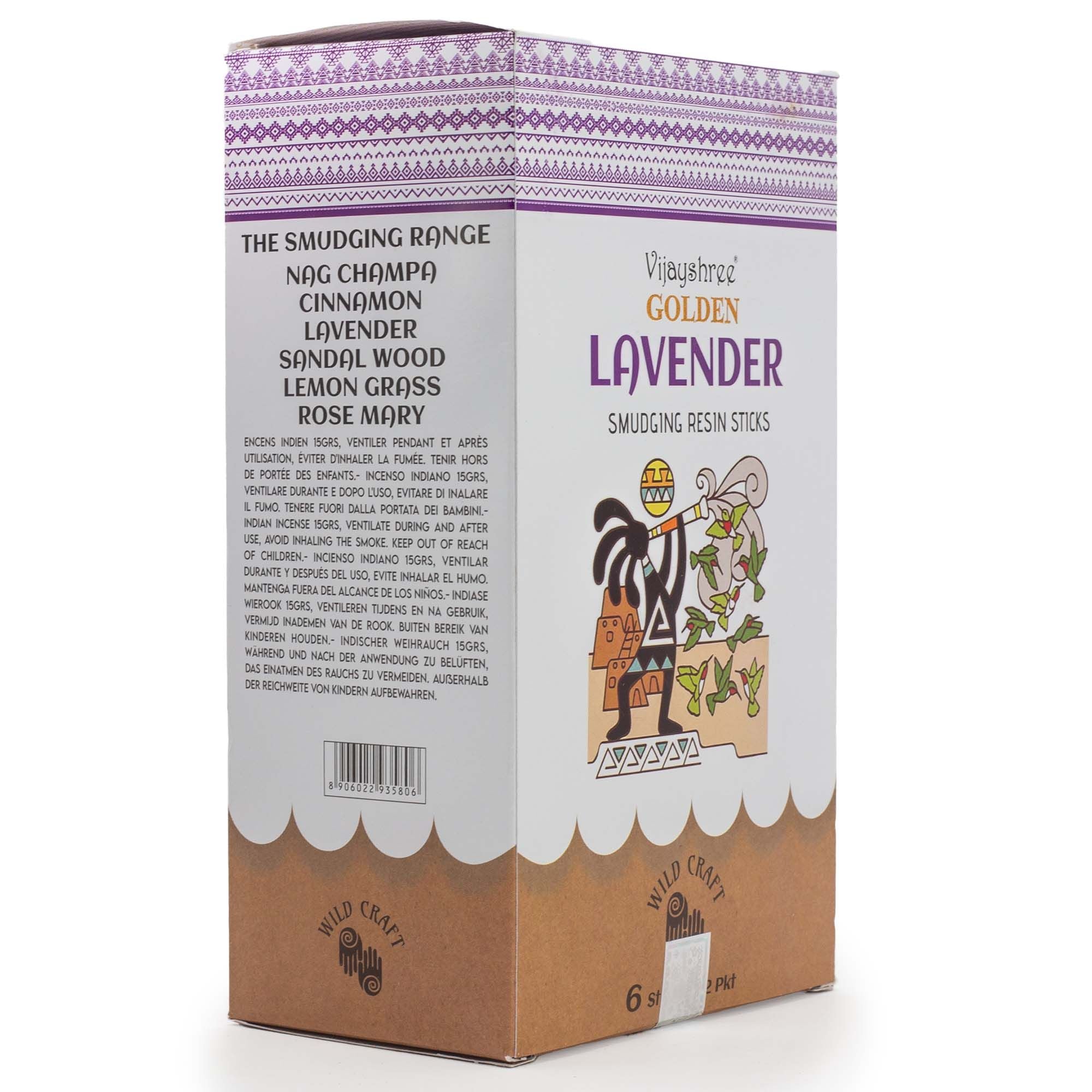 Golden Lavender Smudging Resin Sticks - 30g
