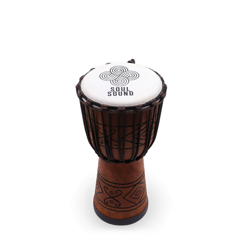 Medium Pro Djembe Drum - Soul Sound (low) - Medium 40cm (18cm Dia)