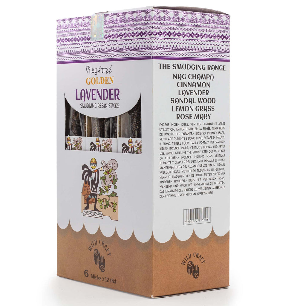 Golden Lavender Smudging Resin Sticks - 30g