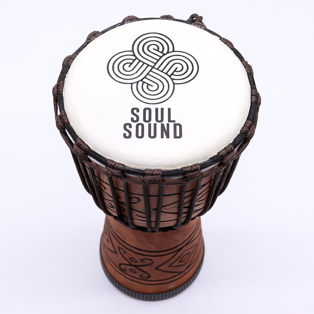 Medium Pro Djembe Drum - Soul Sound (low) - Medium 40cm (18cm Dia)