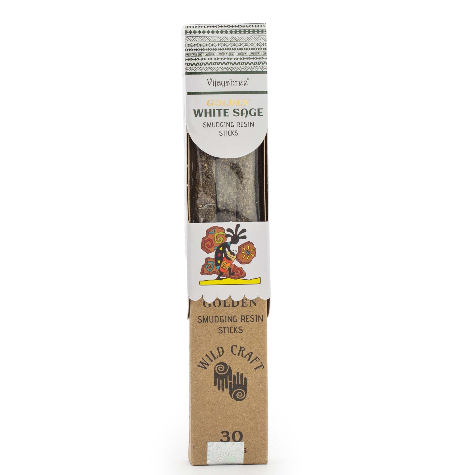 Golden White Sage Smudging Resin Sticks – 30g