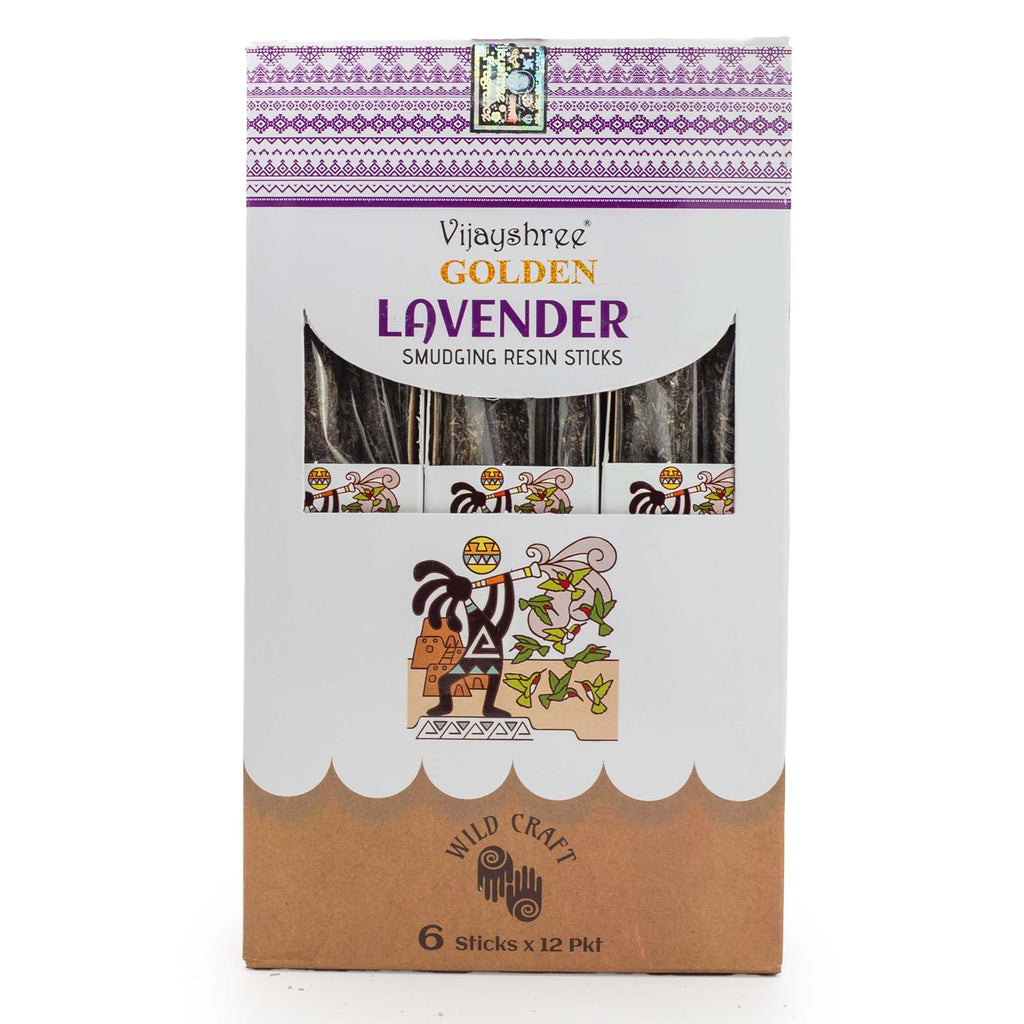 Golden Lavender Smudging Resin Sticks - 30g