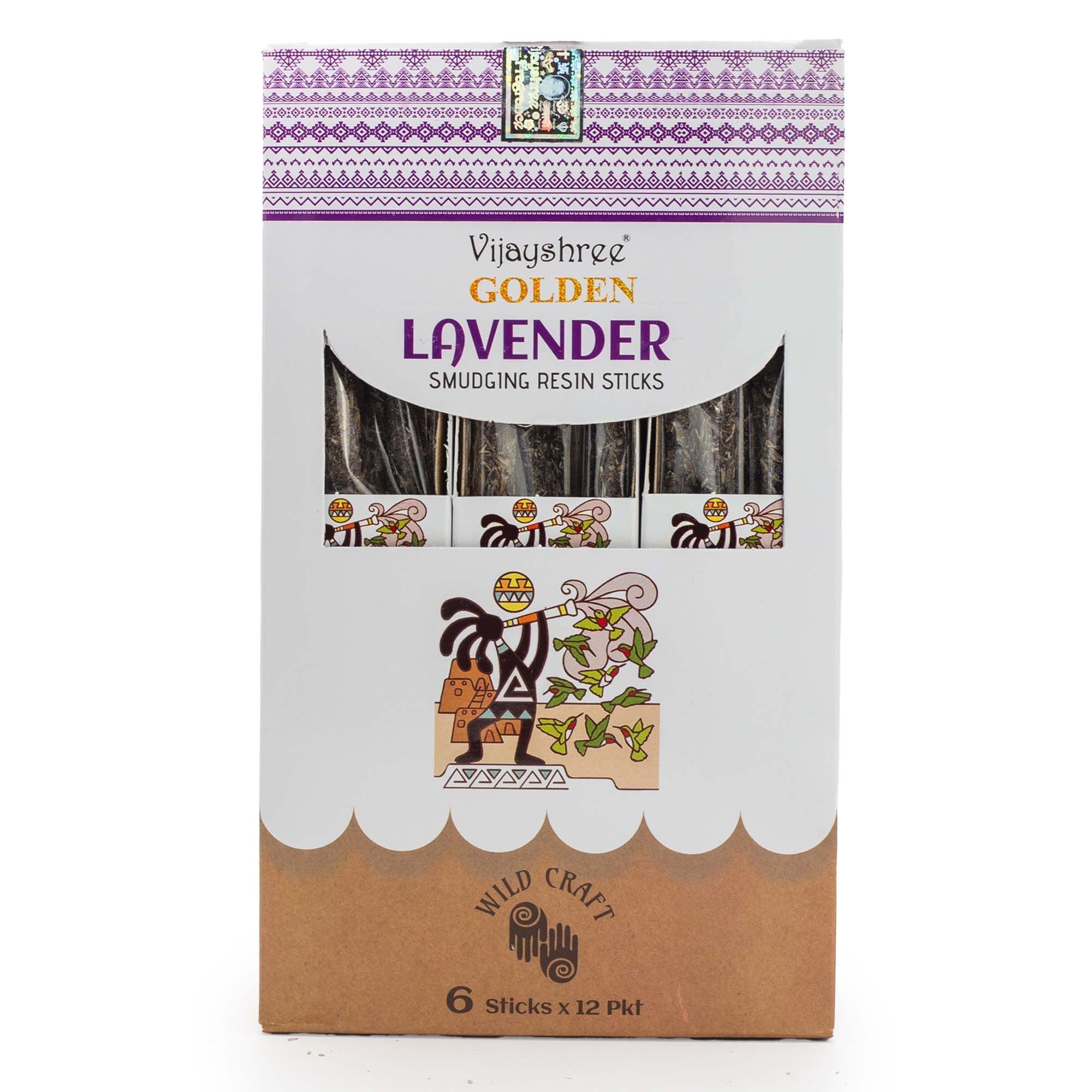 Golden Lavender Smudging Resin Sticks - 30g