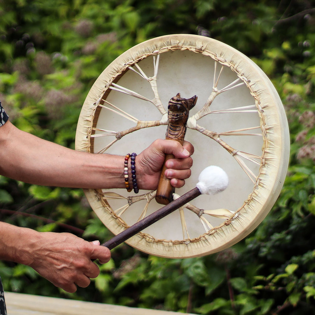 Spirit of the Dragon - Shaman Drum & Stick - Tunable - 40cm
