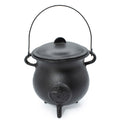 Extra Huge Cast Iron Cauldron with Pentagon 23x18cm (at least 4kg)