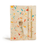 Lokta Mixed Colour Cotton Notebook – Medium (15x12cm) – 45 Leaves