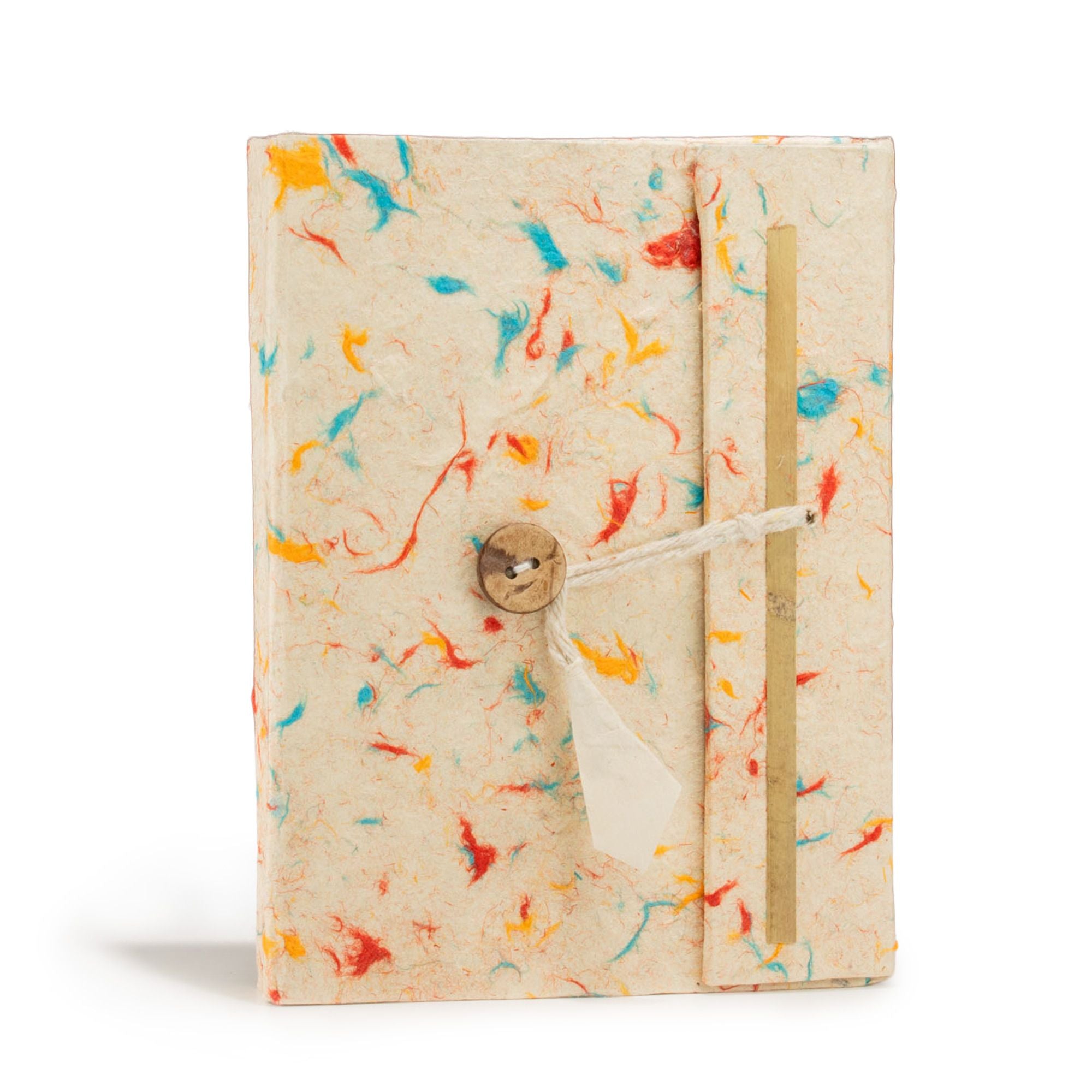Lokta Mixed Colour Cotton Notebook – Medium (15x12cm) – 45 Leaves