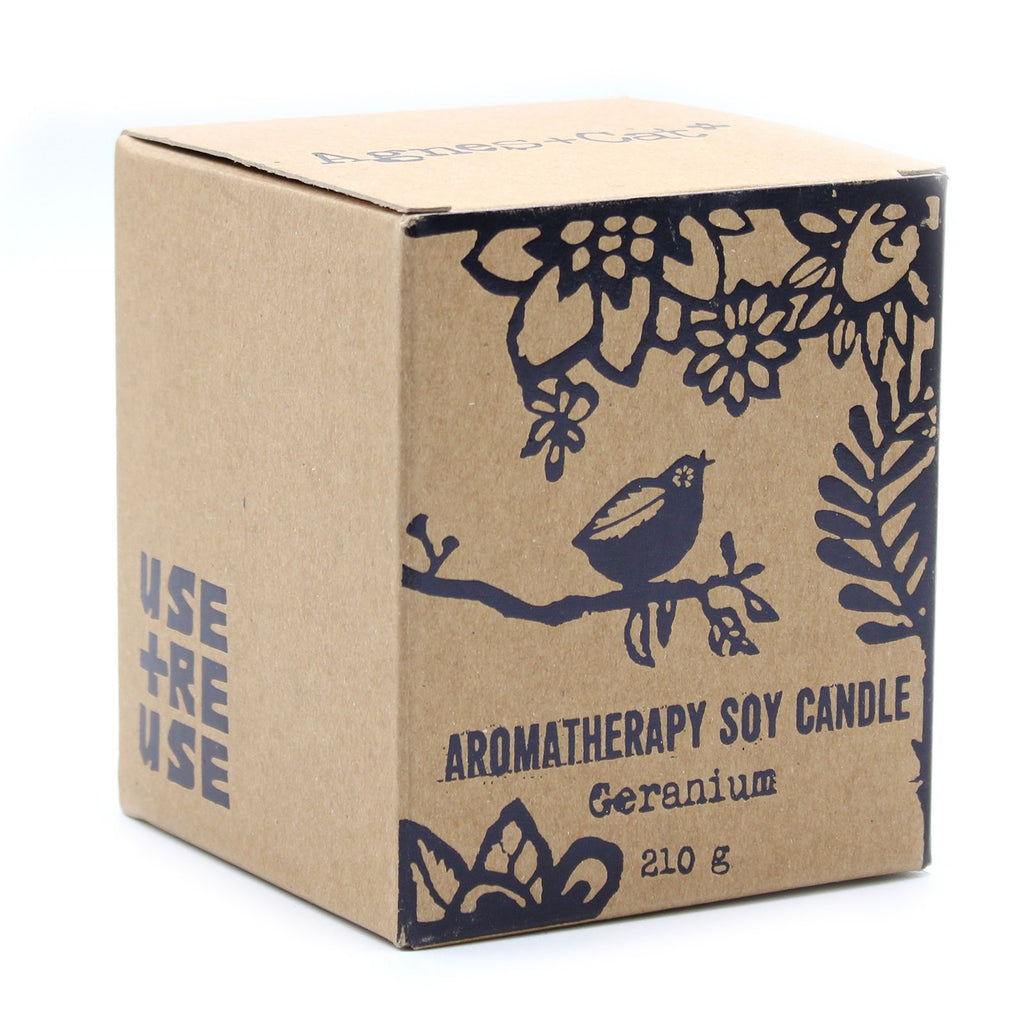 Agnes + Cat Herb Garden Candles - Geranium