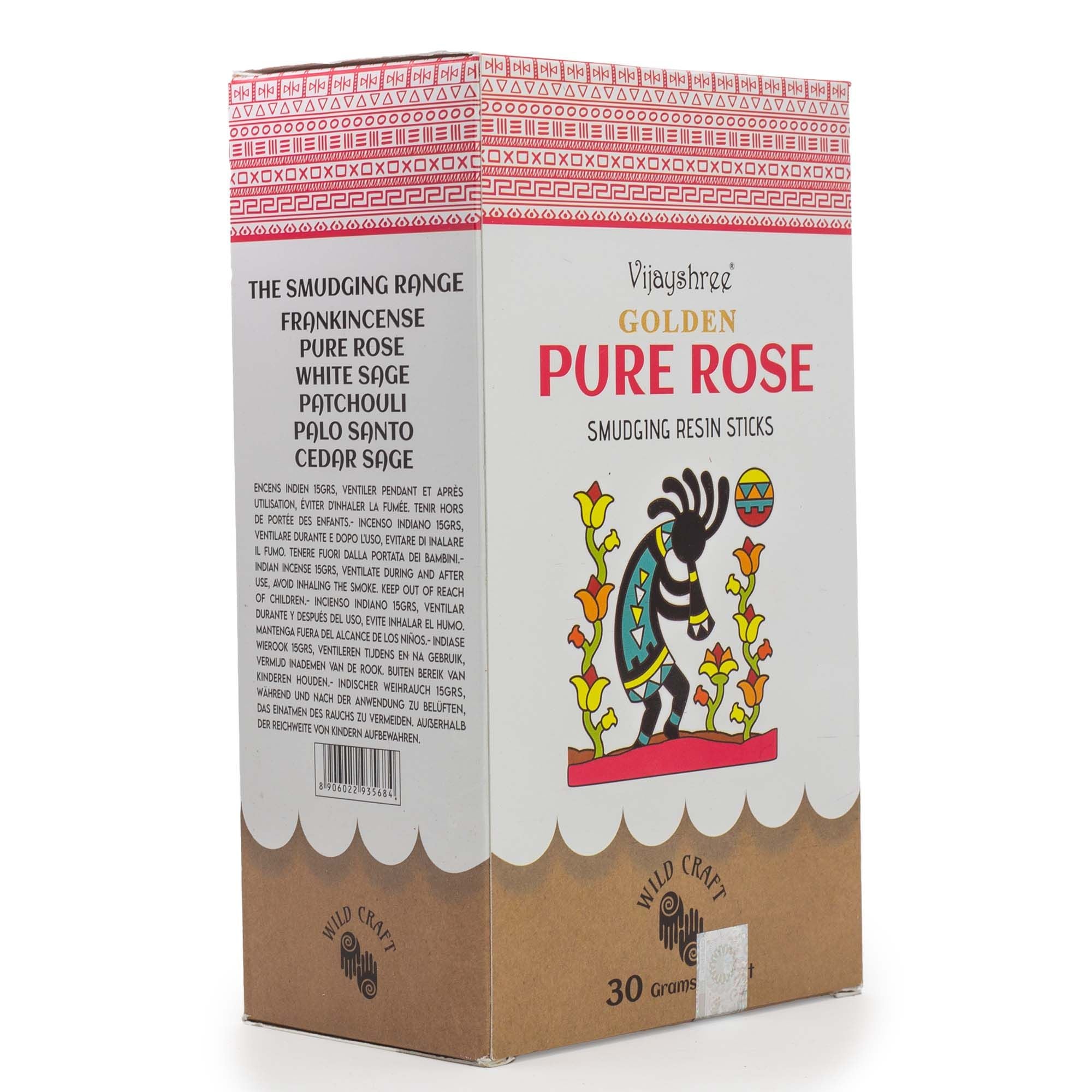 Golden Pure Rose Smudging Resin Sticks – 30g