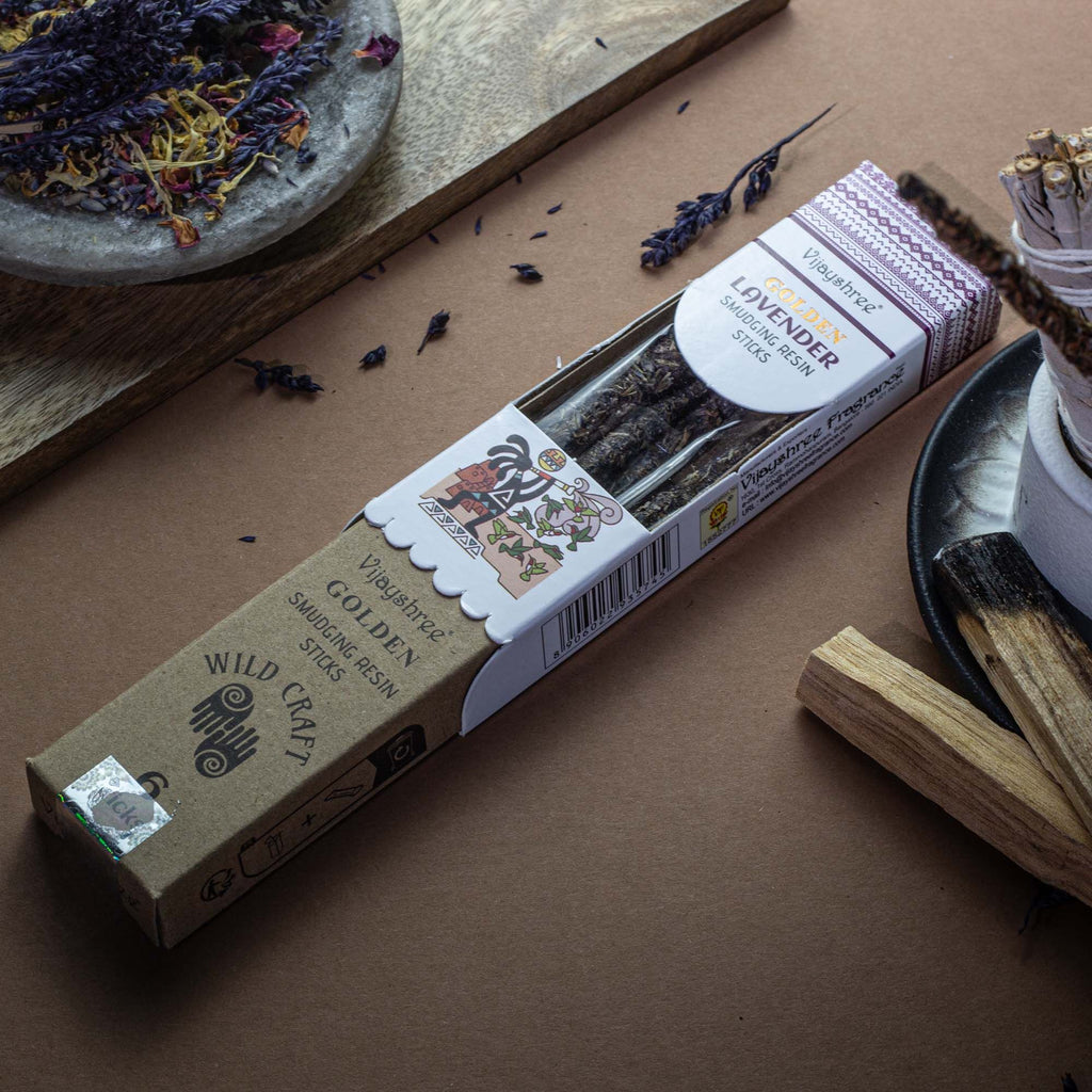 Golden Lavender Smudging Resin Sticks - 30g