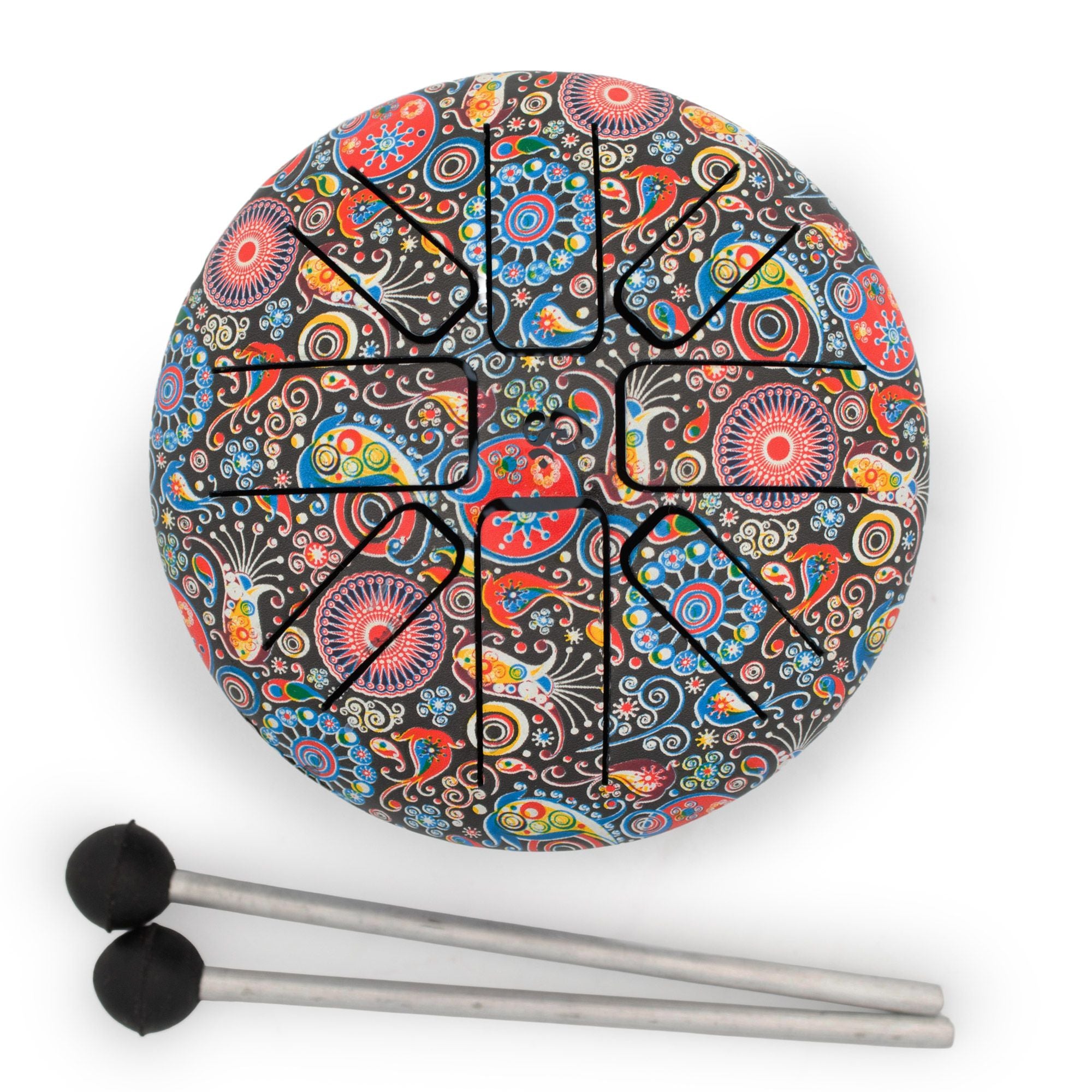 Small Hapi Drum Multi Coloured- 13x9cm