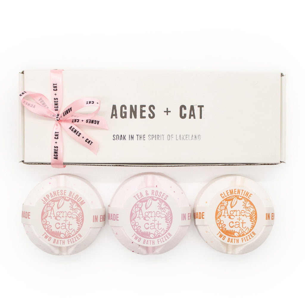 Agnes + Cat Floral & Citrus Bath Fizzer Gift Set