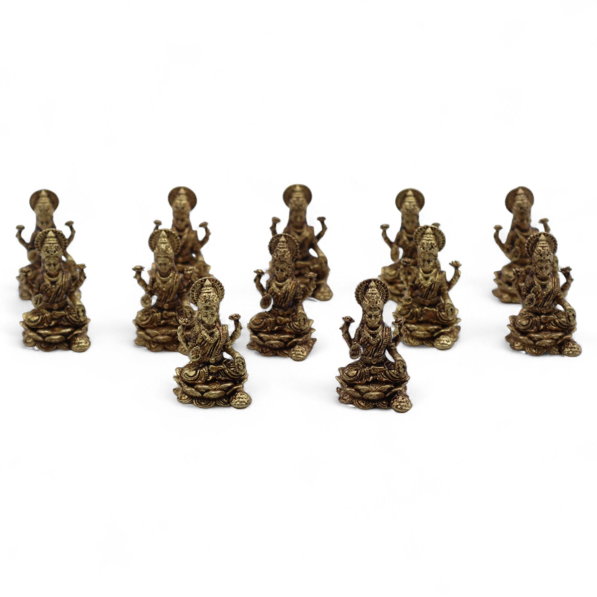Brass Miniature Gods - Laxmi (11gms)  - 30mm