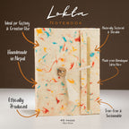 Lokta Mixed Colour Cotton Notebook – Medium (15x12cm) – 45 Leaves