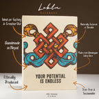Lokta Inspiration Notebook – Your Potential – Large (21x15cm) – 45 Leaves – Includes Bookmark