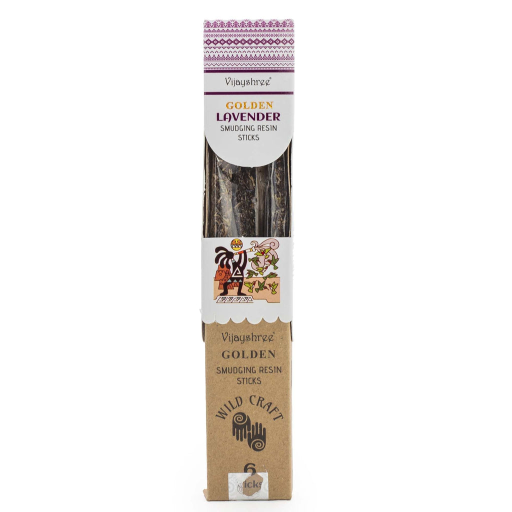 Golden Lavender Smudging Resin Sticks - 30g