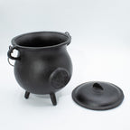 Extra Huge Cast Iron Cauldron with Pentagon 23x18cm (at least 4kg)