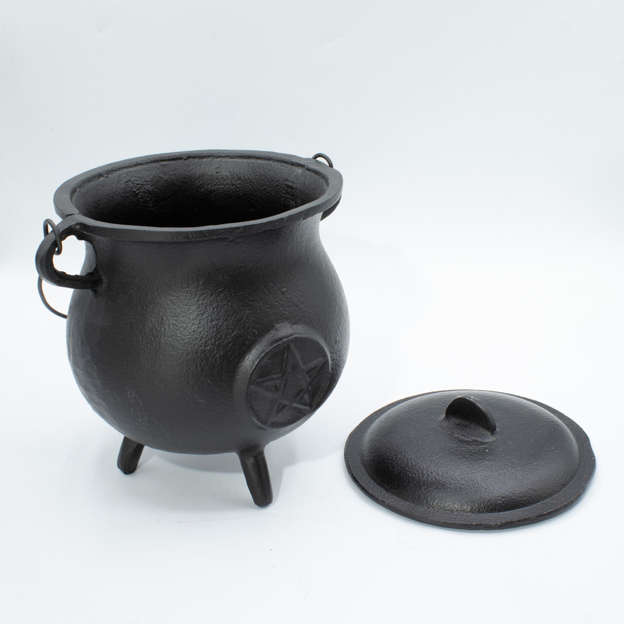 Extra Huge Cast Iron Cauldron with Pentagon 23x18cm (at least 4kg)