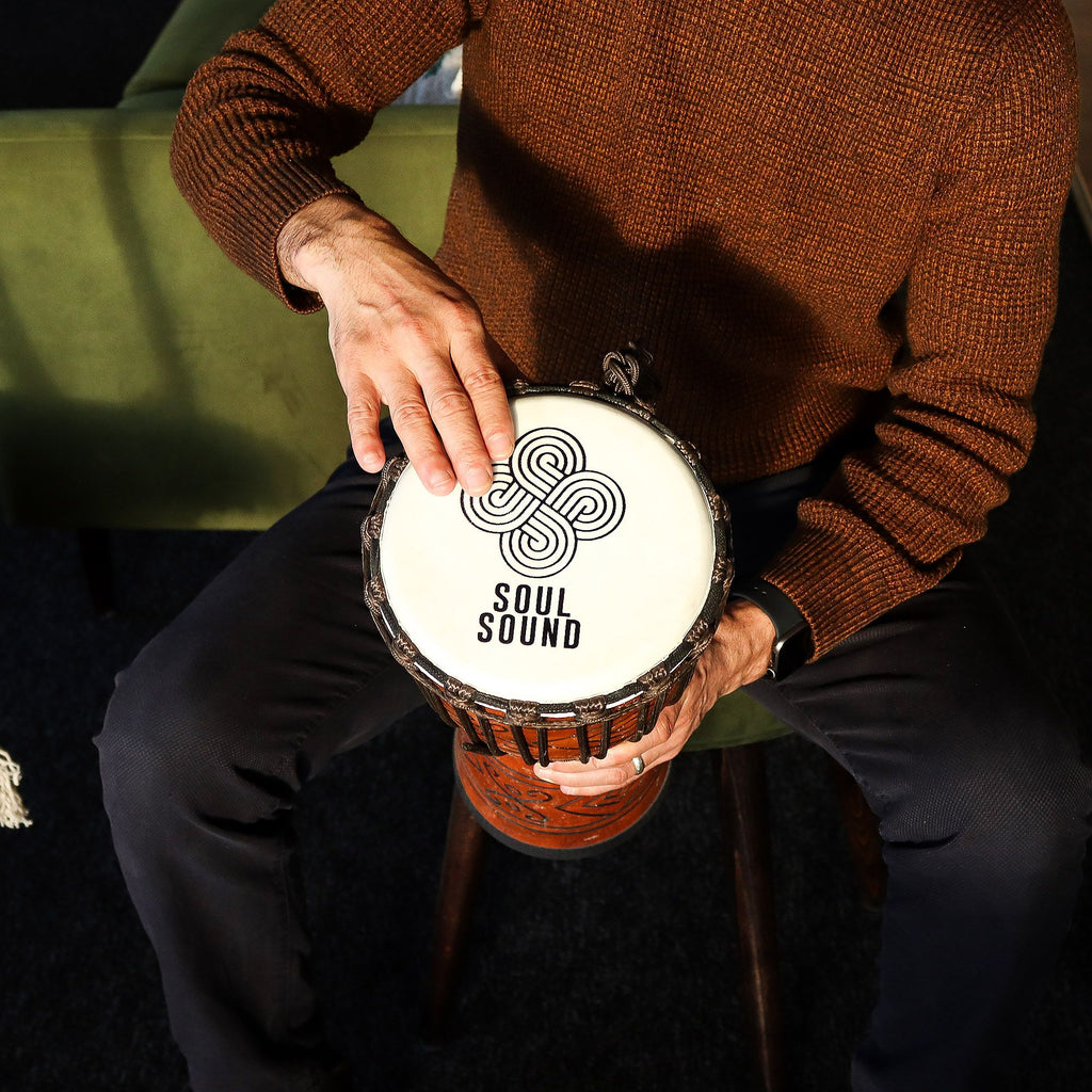 Medium Pro Djembe Drum - Soul Sound (low) - Medium 40cm (18cm Dia)