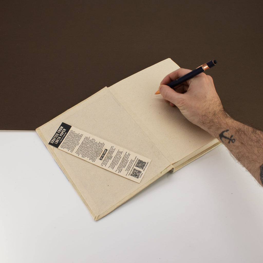 Lokta Inspiration Notebook – Your Potential – Large (21x15cm) – 45 Leaves – Includes Bookmark
