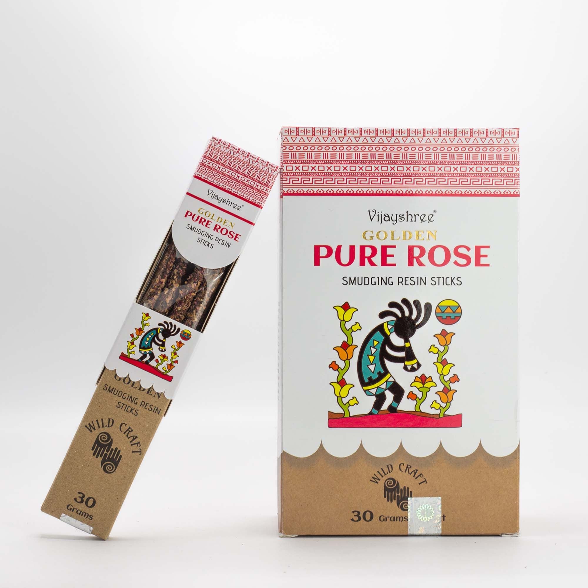 Golden Pure Rose Smudging Resin Sticks – 30g