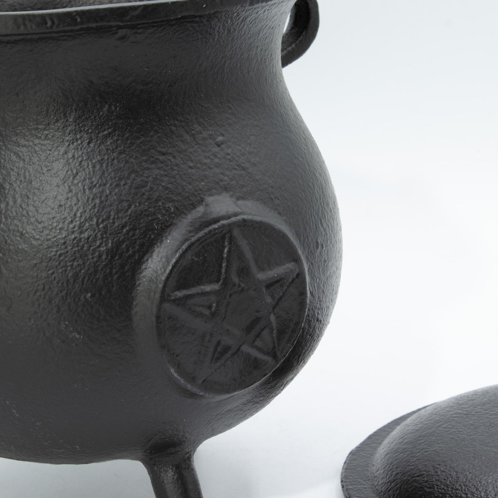 Extra Huge Cast Iron Cauldron with Pentagon 23x18cm (at least 4kg)